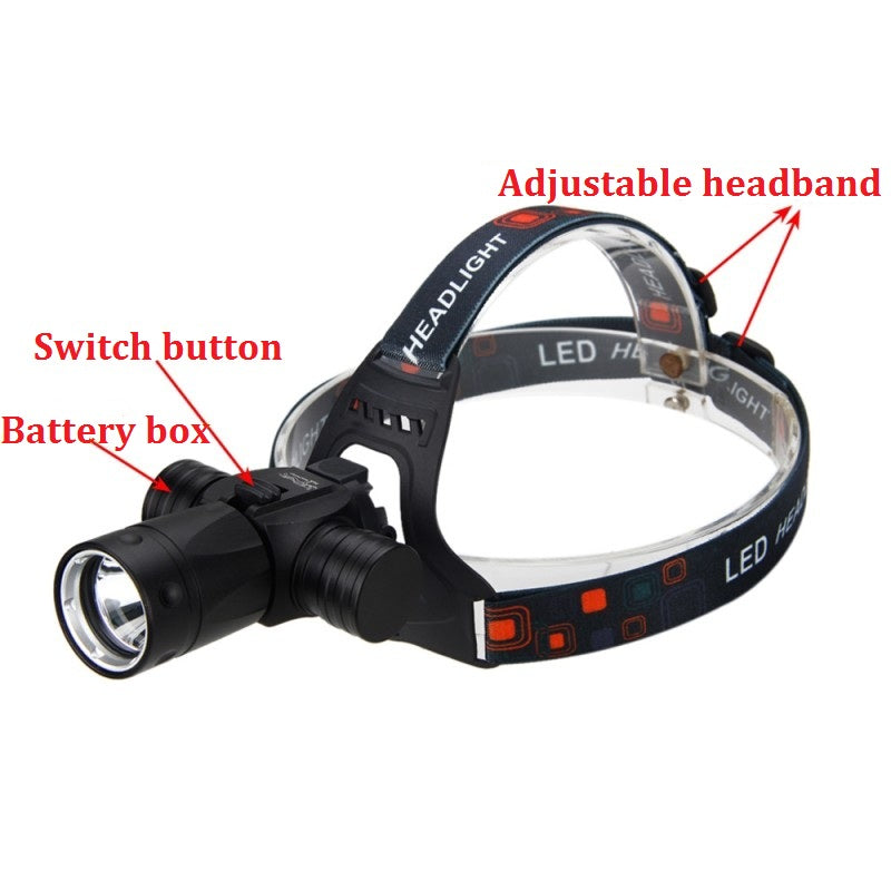 CREE L2 Diving Headlamp — Powerful Rechargeable Underwater Light