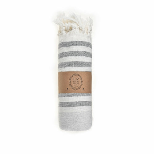 Sand-Free Turkish Beach Towel - Quick-Dry, Compact & Reversible