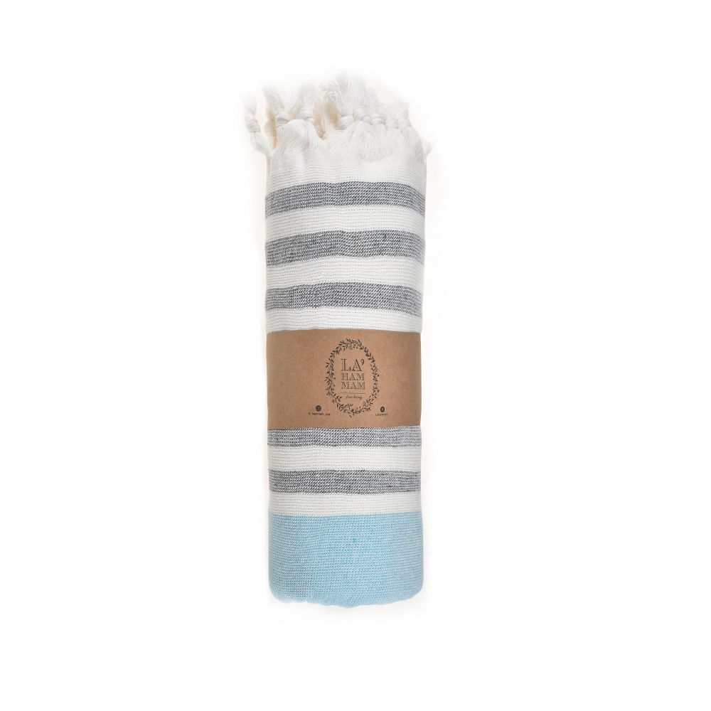 Sand-Free Turkish Beach Towel - Quick-Dry, Compact & Reversible