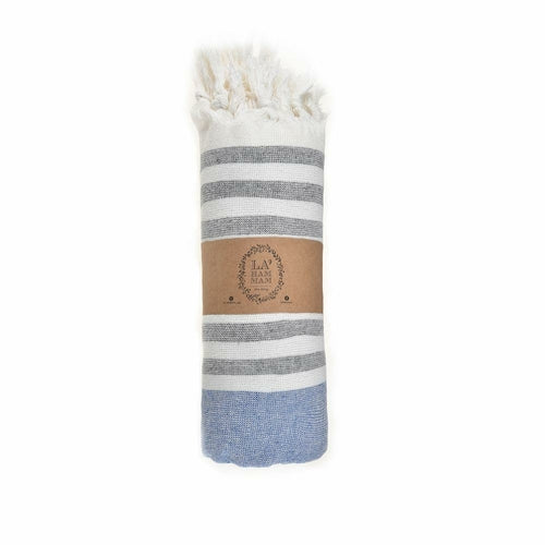 Sand-Free Turkish Beach Towel - Quick-Dry, Compact & Reversible