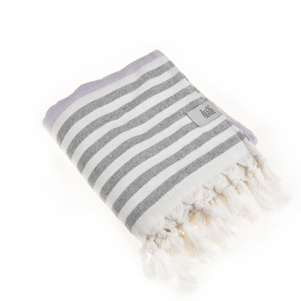 Sand-Free Turkish Beach Towel - Quick-Dry, Compact & Reversible
