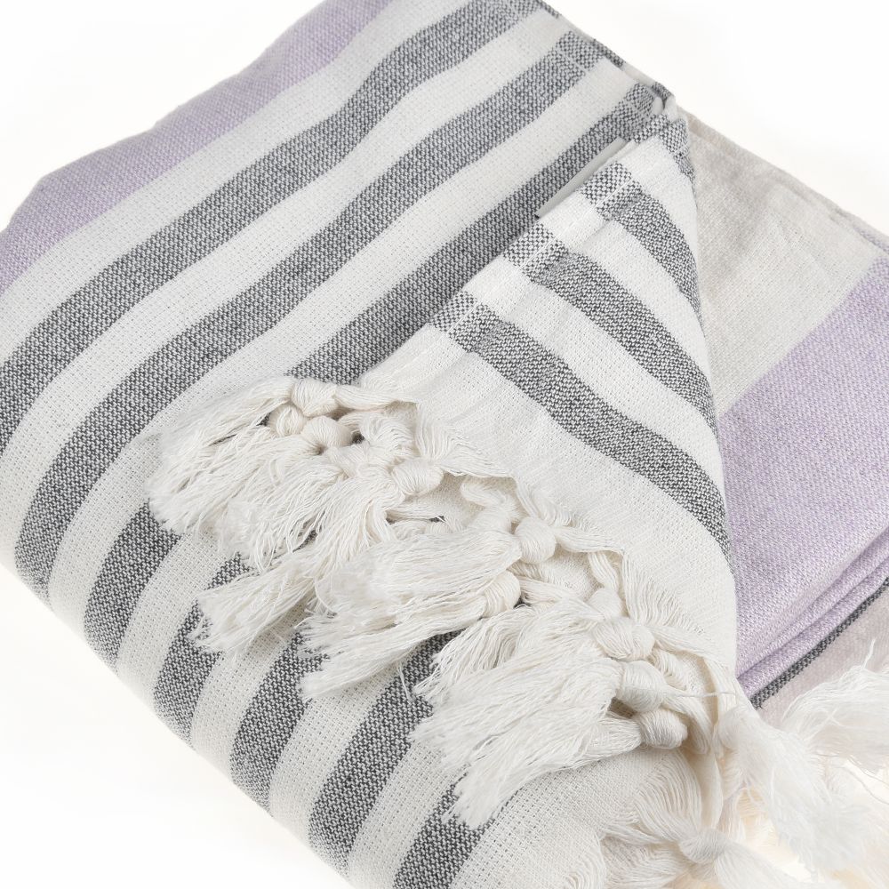 Sand-Free Turkish Beach Towel - Quick-Dry, Compact & Reversible