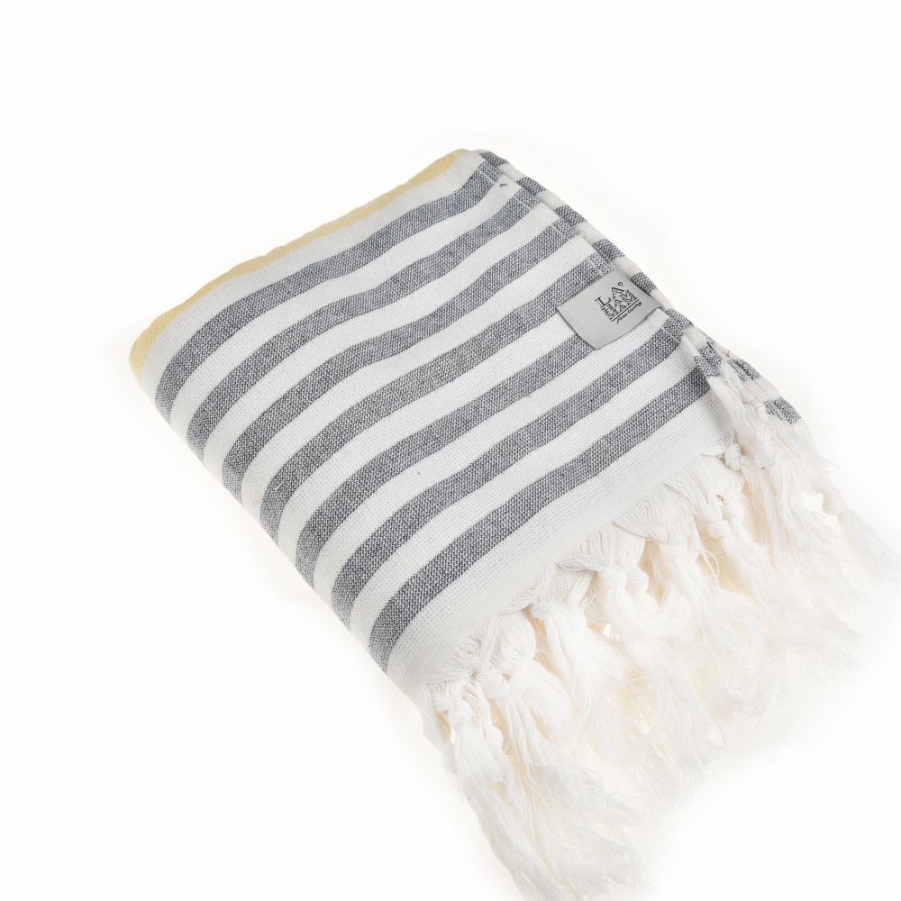 Sand-Free Turkish Beach Towel - Quick-Dry, Compact & Reversible
