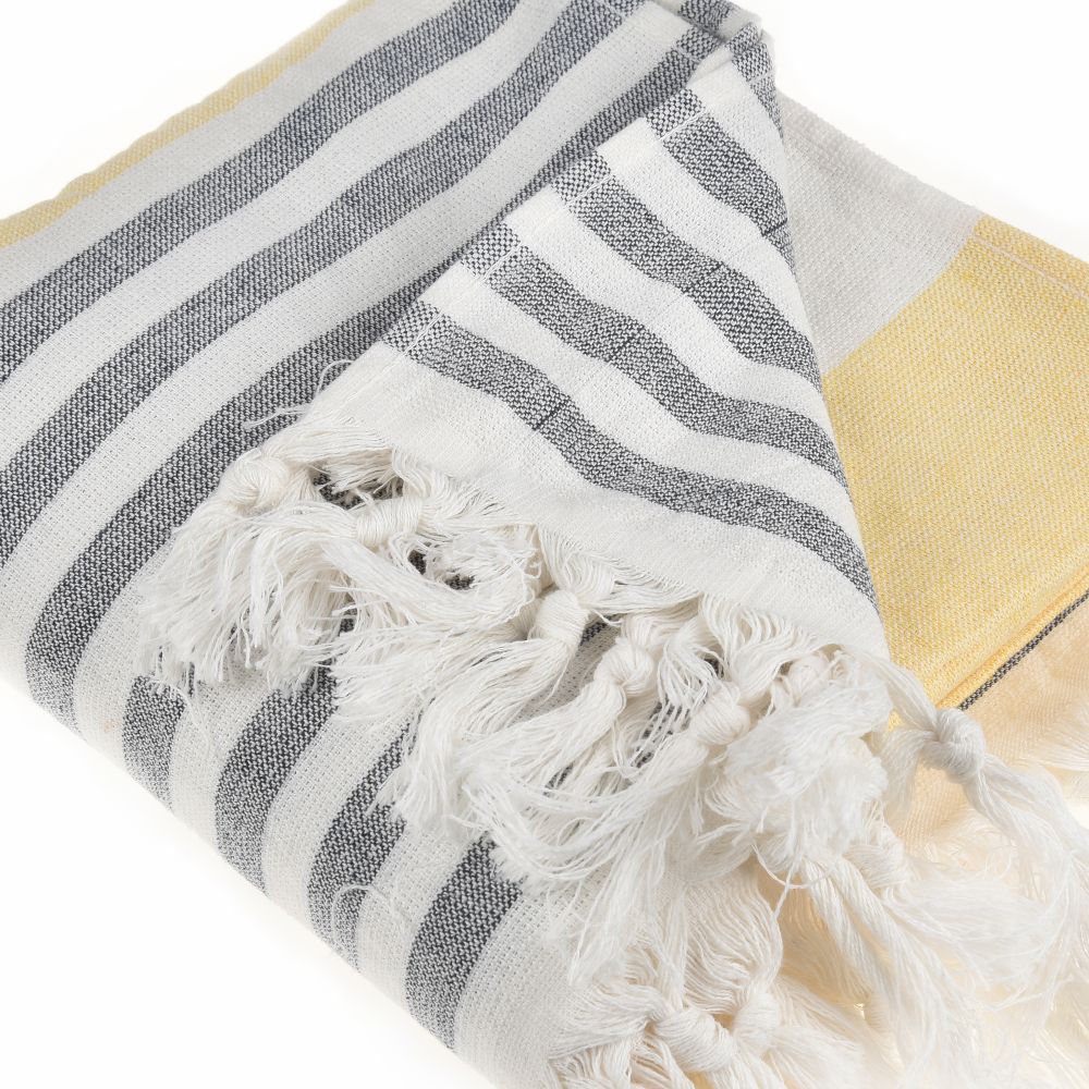 Sand-Free Turkish Beach Towel - Quick-Dry, Compact & Reversible