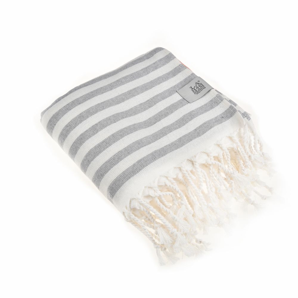 Sand-Free Turkish Beach Towel - Quick-Dry, Compact & Reversible