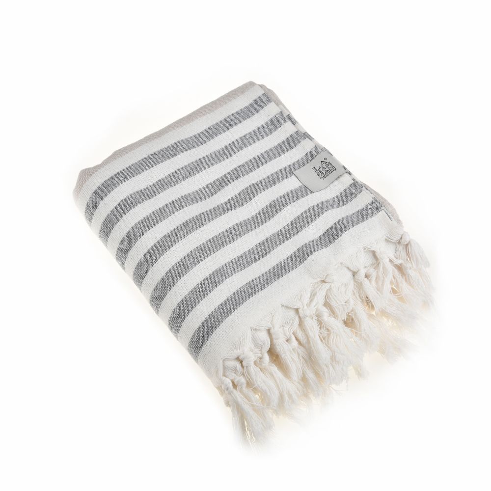 Sand-Free Turkish Beach Towel - Quick-Dry, Compact & Reversible
