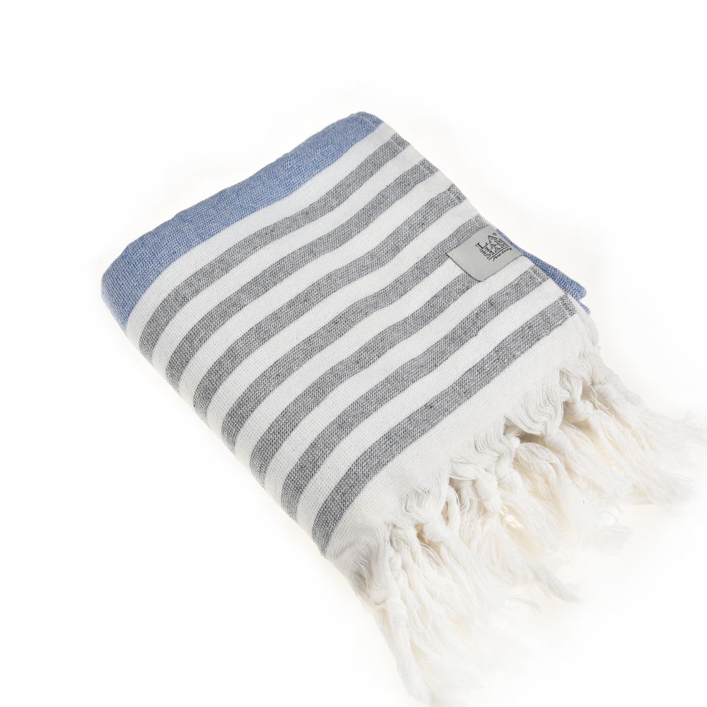 Sand-Free Turkish Beach Towel - Quick-Dry, Compact & Reversible