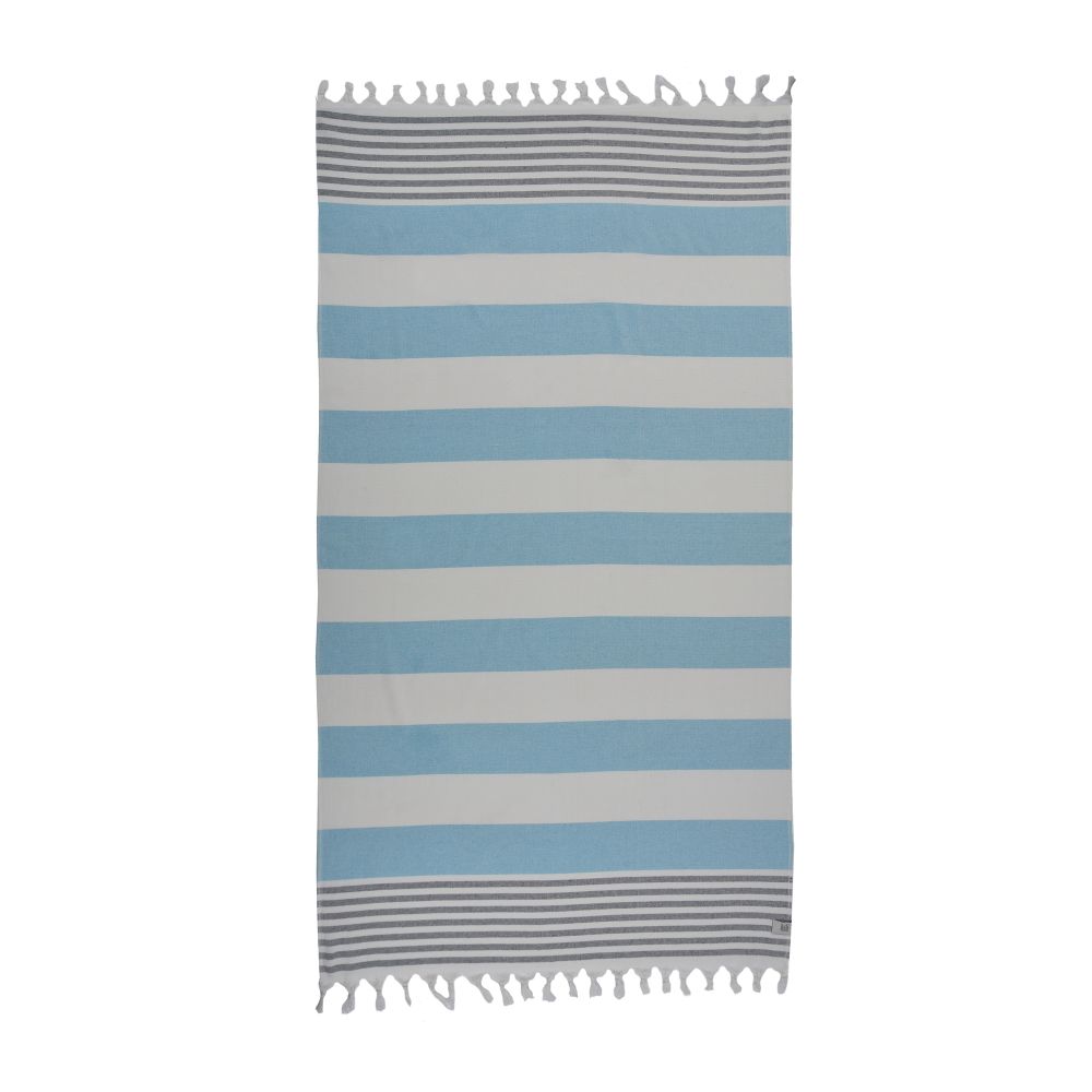 Sand-Free Turkish Beach Towel - Quick-Dry, Compact & Reversible