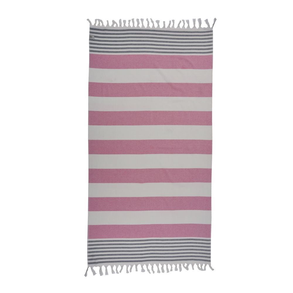 Sand-Free Turkish Beach Towel - Quick-Dry, Compact & Reversible